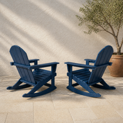 Wulfern Velopoula Rocking Adirondack Chairs, Set of 2