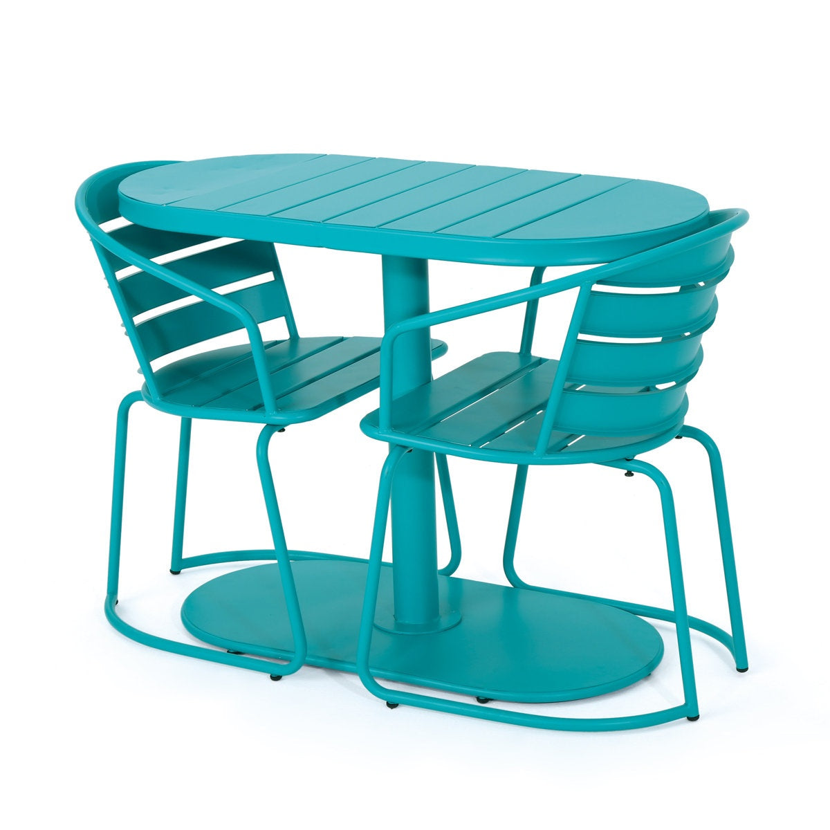Wulfern Ypsili Oval Folding Bistro Set