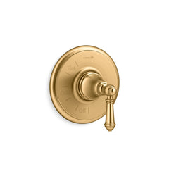 Artifacts Rite-Temp Valve Trim with Lever Handle in Brushed Brass