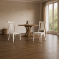 Scale | the set of 2 against a full window in the plaster dining room, true size