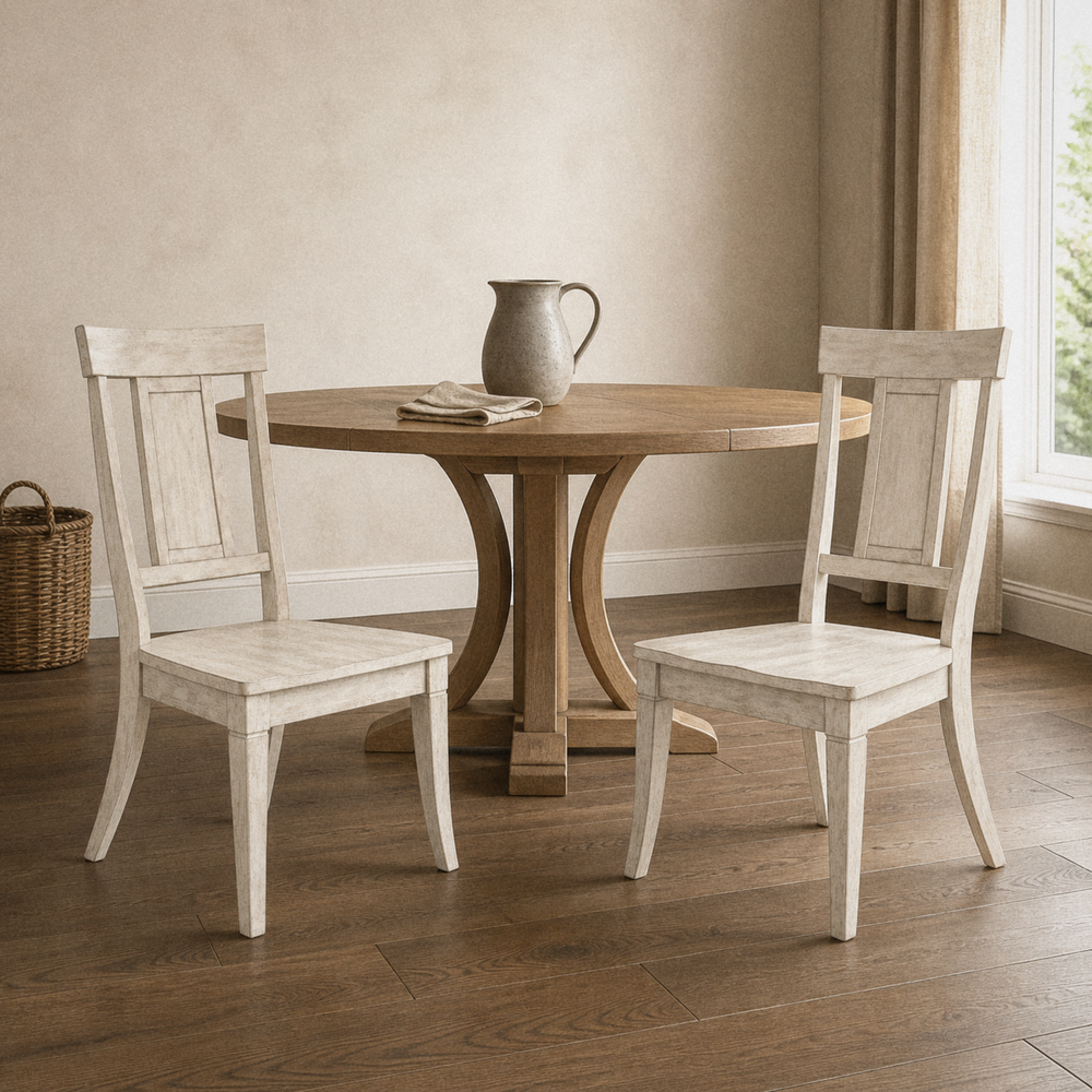 Kolvern Zuccogrande Slat Back Side Chair Set of 2