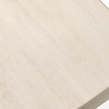 Closer | Antique White solid rubberwood grain texture